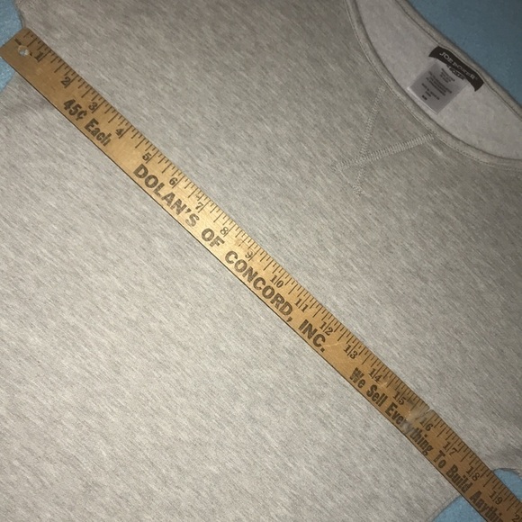 JOE Boxer heather gray long sleeve nightgown fleece lined size M - Picture 7 of 8